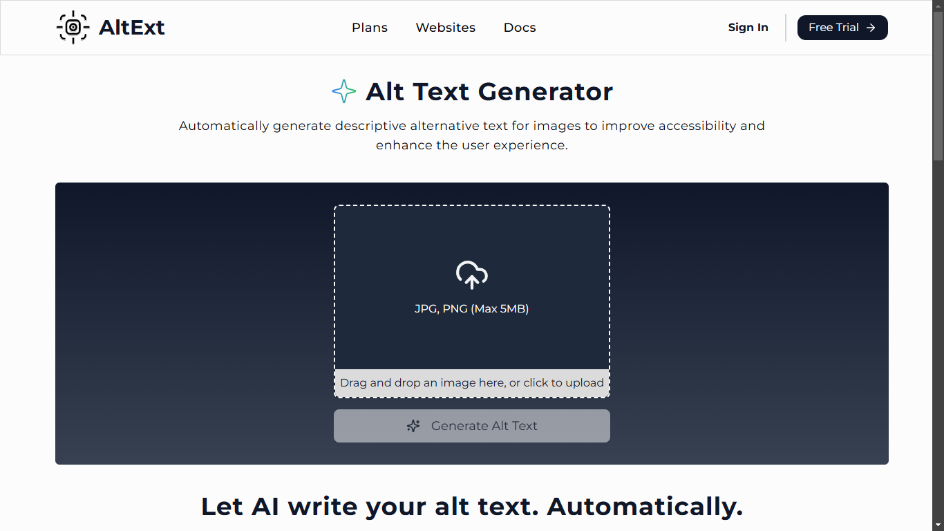 Altext Project - web development built with React.js, Tailwind CSS, Redux Toolkit