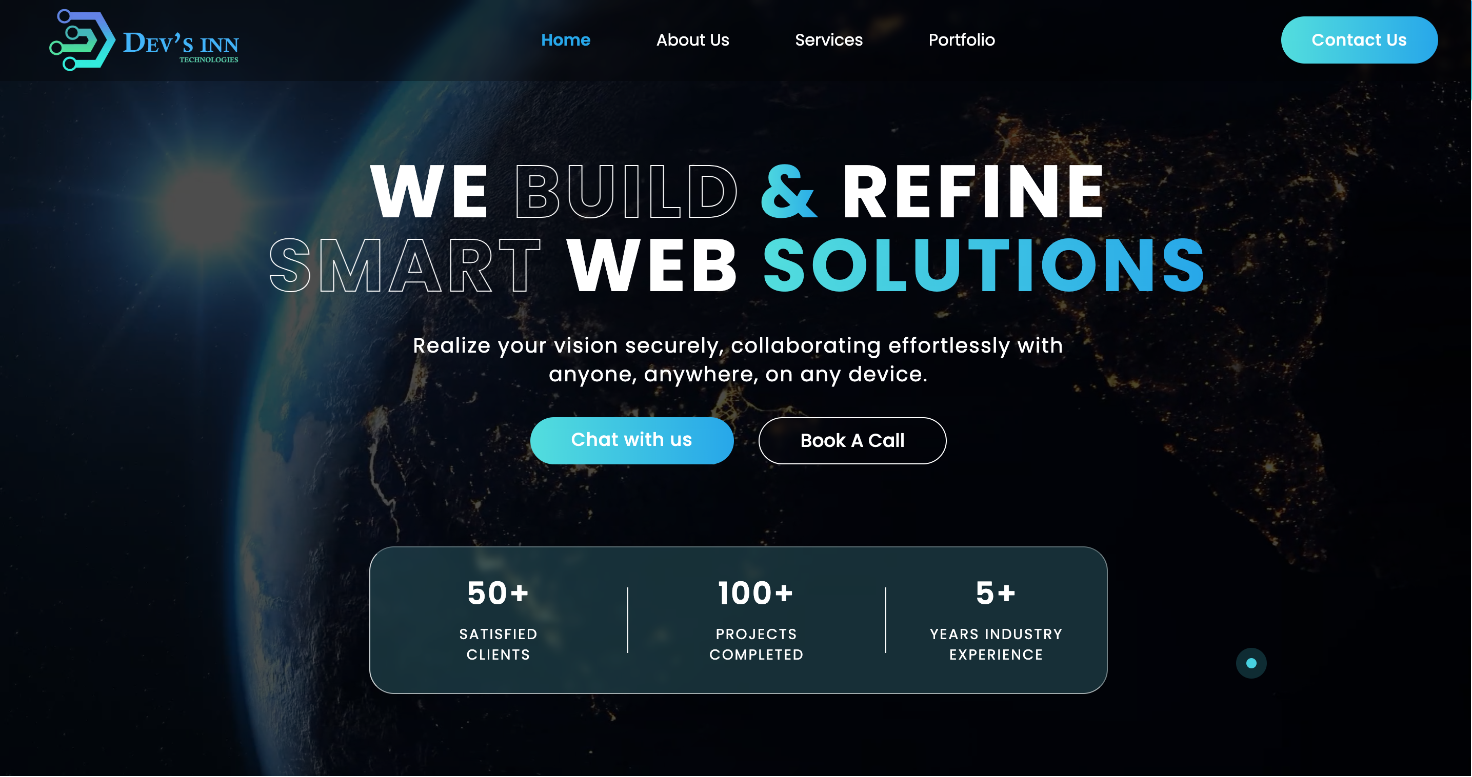 Devsinn Technologies Project - web development built with React.js, Framer Motion, Tailwind CSS, Figma to code